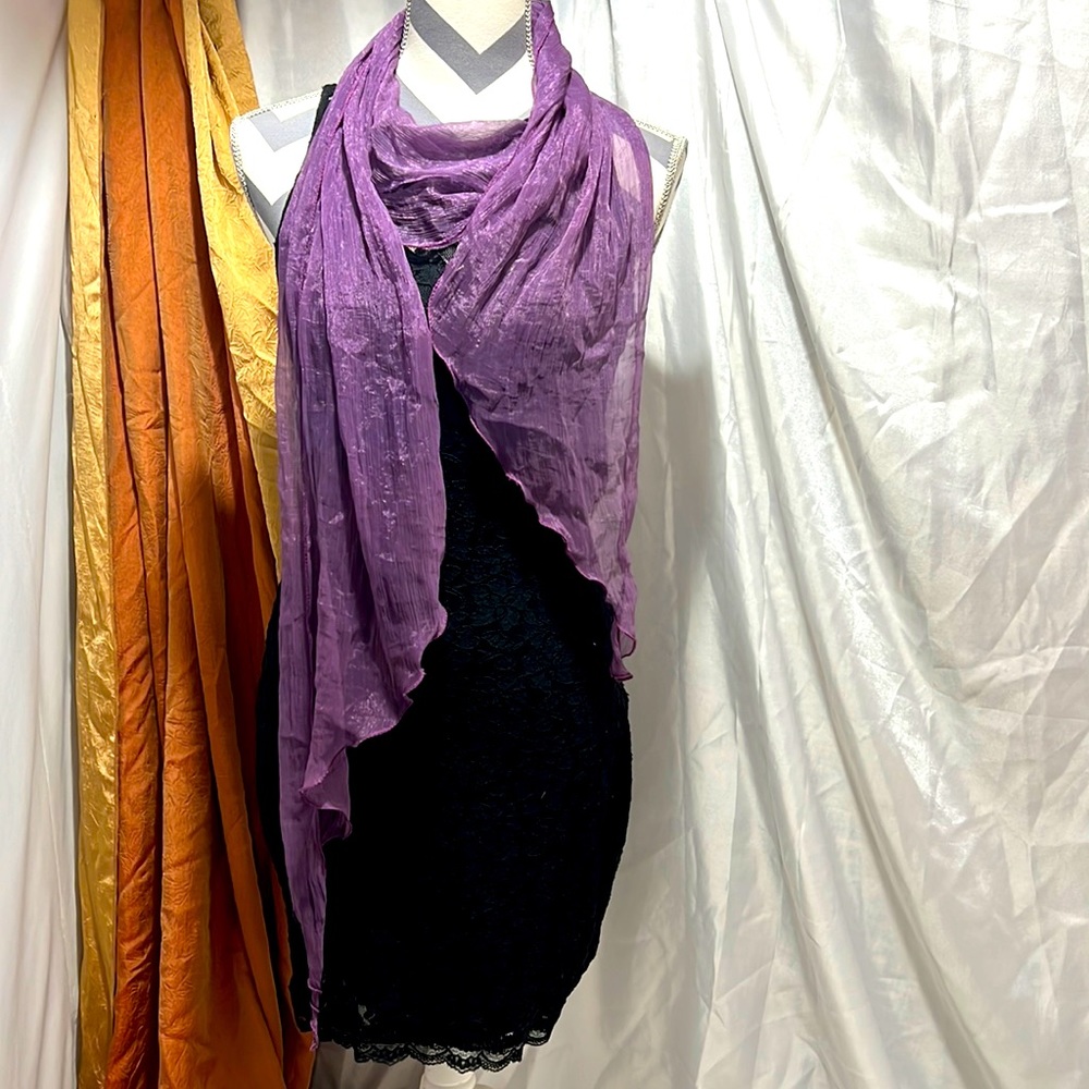 Purple Light Shimmer Scarf